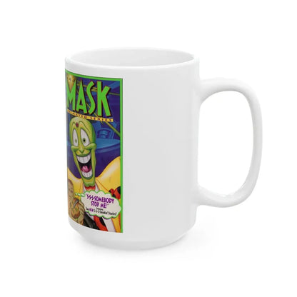 THE MASK ANIMATED SERIES S S S SOMEBODY STOP ME (VHS COVER) - White Coffee Mug - Go Mug Yourself