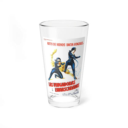 THE MASKED AVENGERS 1981 Movie Poster - Pint Glass 16oz-16oz-Go Mug Yourself