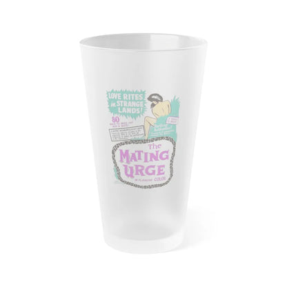 THE MATING URGE 1959 Movie Poster - Frosted Pint Glass 16oz-16oz-Frosted-Go Mug Yourself