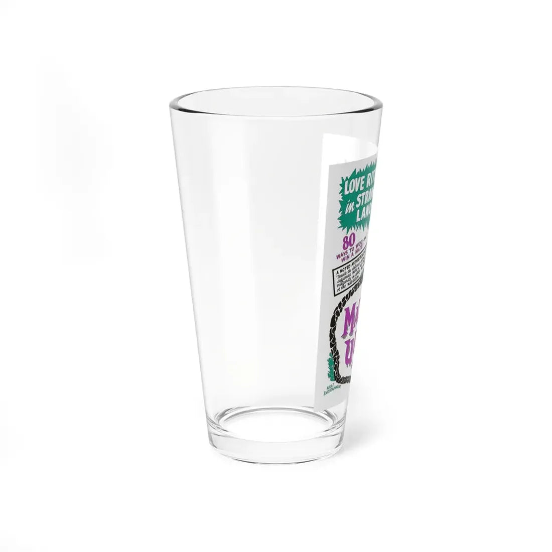 THE MATING URGE 1959 Movie Poster - Pint Glass 16oz - Go Mug Yourself