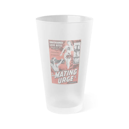 THE MATING URGE (2) 1959 Movie Poster - Frosted Pint Glass 16oz-16oz-Frosted-Go Mug Yourself