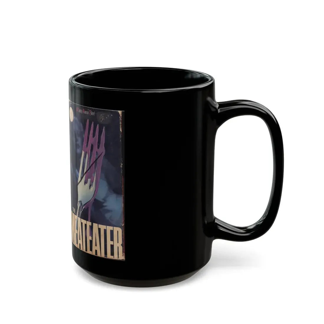 THE MEATEATER (VHS COVER) - Black Coffee Mug - Go Mug Yourself