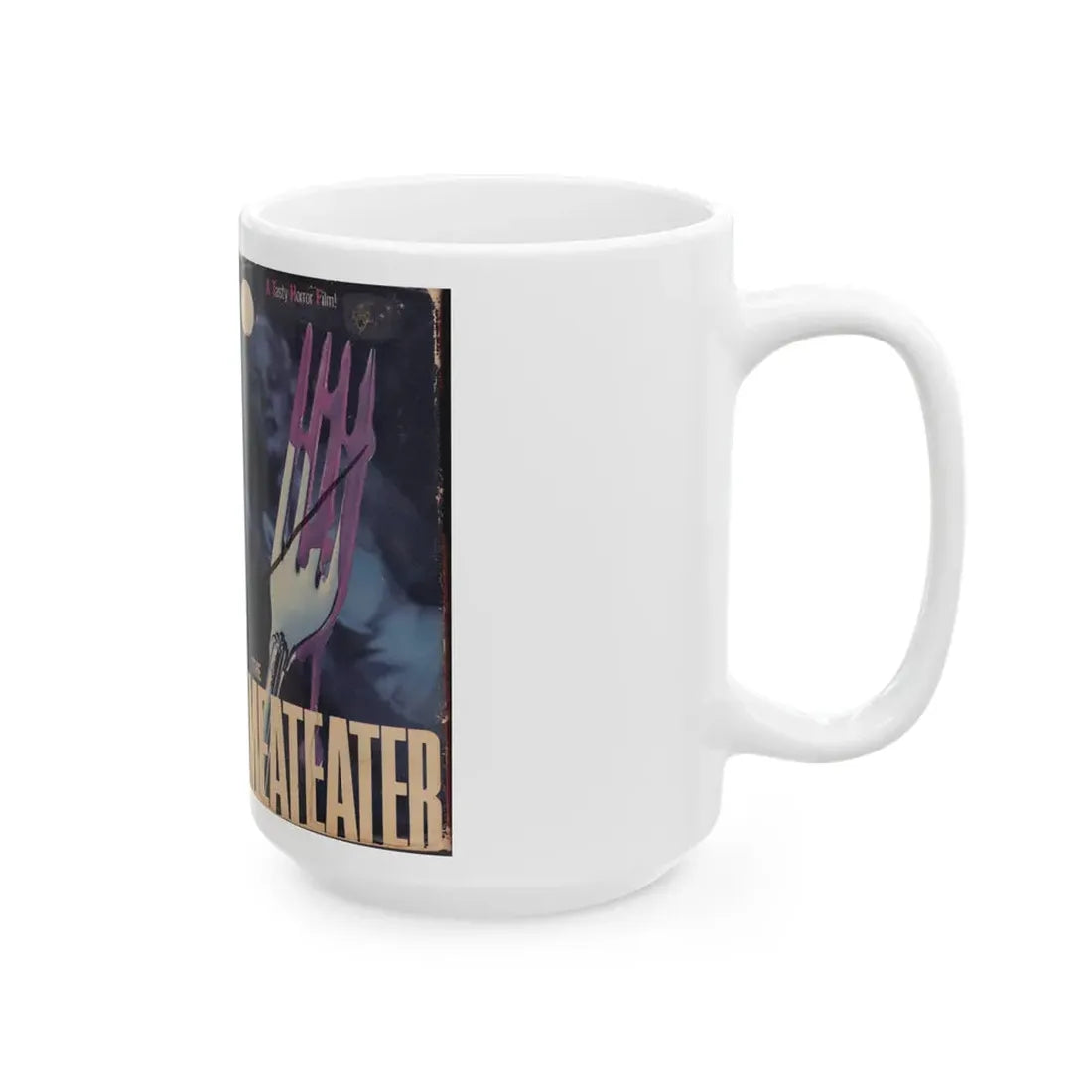 THE MEATEATER (VHS COVER) - White Coffee Mug - Go Mug Yourself