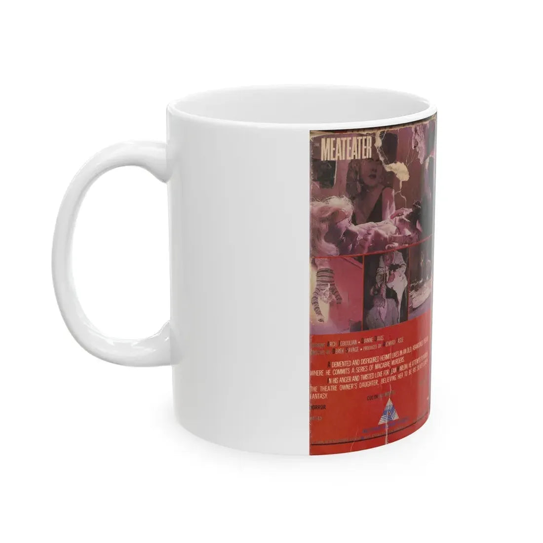 THE MEATEATER (VHS COVER) - White Coffee Mug - Go Mug Yourself