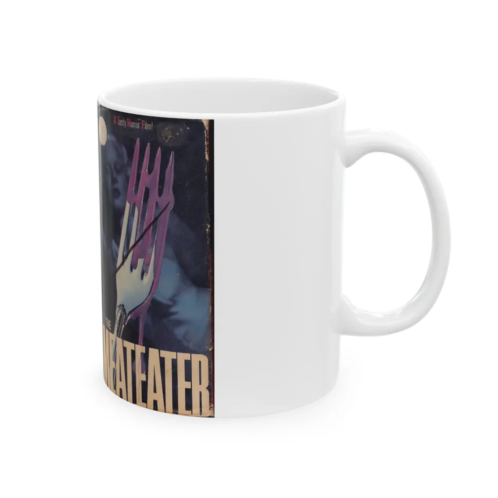 THE MEATEATER (VHS COVER) - White Coffee Mug-Go Mug Yourself