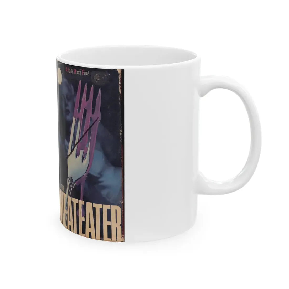 THE MEATEATER (VHS COVER) - White Coffee Mug - Go Mug Yourself