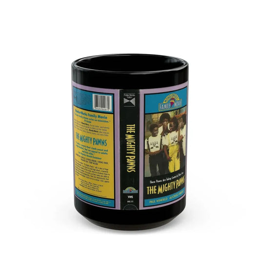 THE MIGHTY PAWNS WONDERWORKS FAMILY MOVIE PAUL WINFIELD ALFONSO RIBEIRO (VHS COVER) - Black Coffee Mug 15oz - Go Mug Yourself