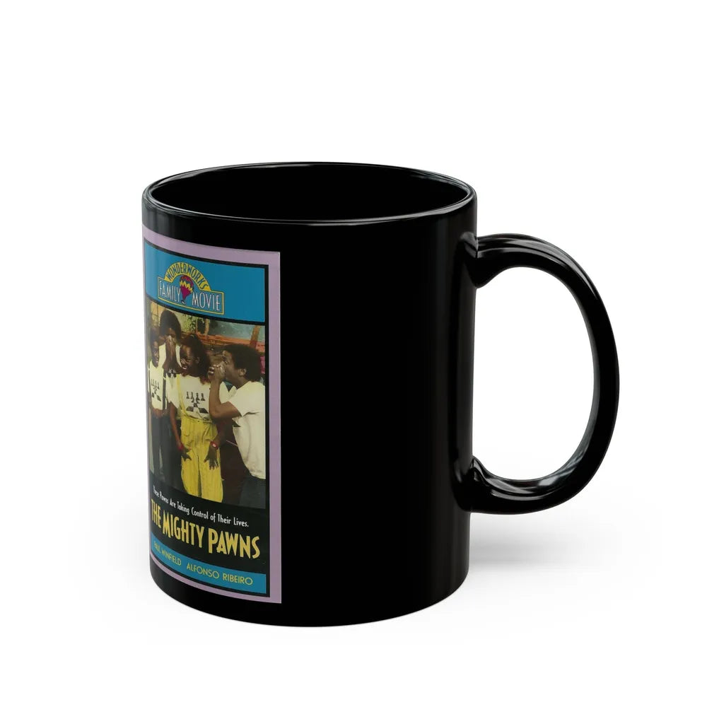 THE MIGHTY PAWNS WONDERWORKS FAMILY MOVIE PAUL WINFIELD ALFONSO RIBEIRO (VHS COVER) - Black Coffee Mug-Go Mug Yourself