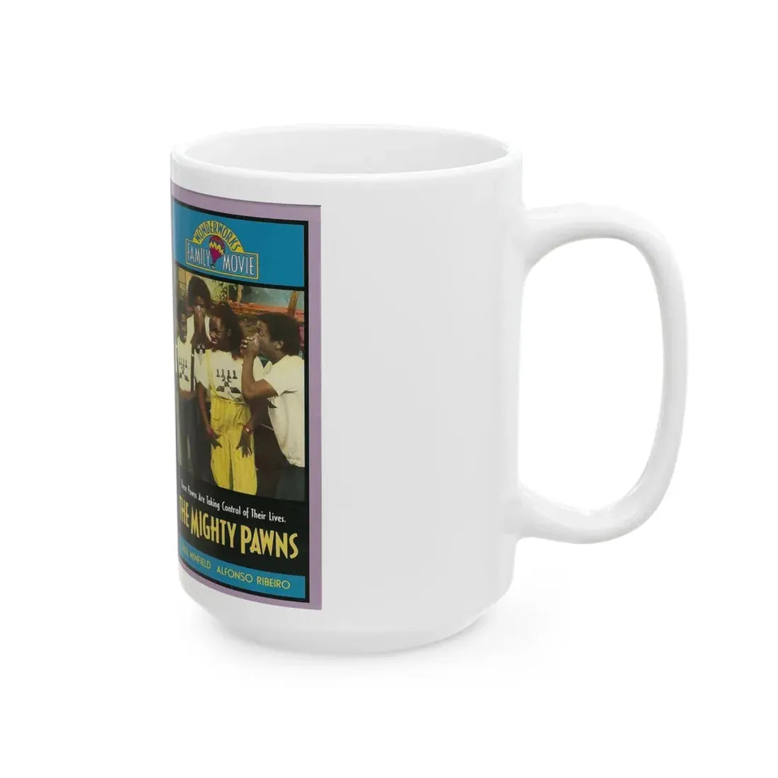 THE MIGHTY PAWNS WONDERWORKS FAMILY MOVIE PAUL WINFIELD ALFONSO RIBEIRO (VHS COVER) - White Coffee Mug - Go Mug Yourself
