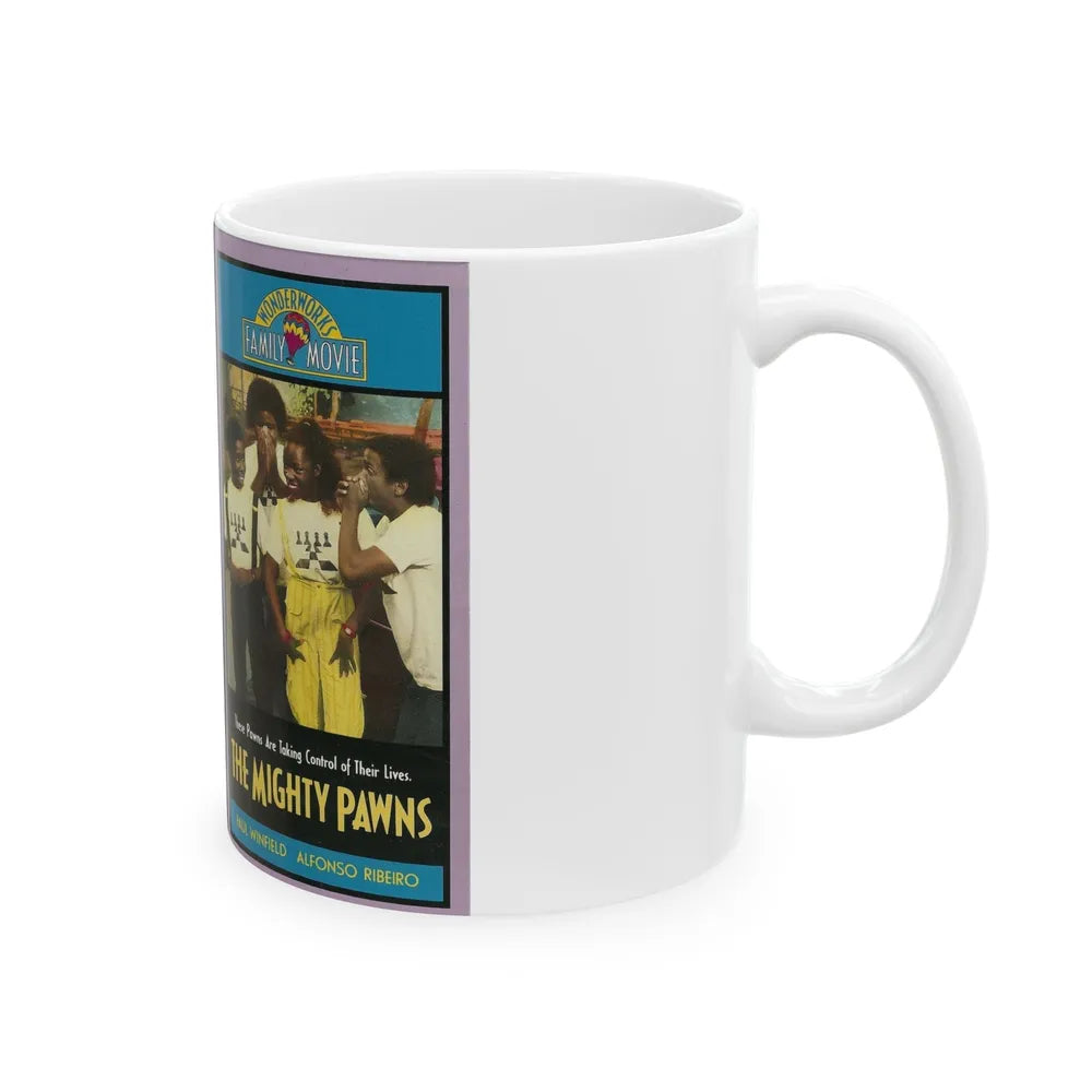 THE MIGHTY PAWNS WONDERWORKS FAMILY MOVIE PAUL WINFIELD ALFONSO RIBEIRO (VHS COVER) - White Coffee Mug-Go Mug Yourself