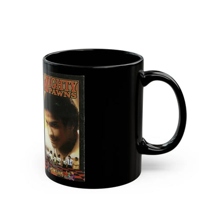 THE MIGHTY PAWNS WONDERWORKS FAMILY MOVIE (VHS COVER) - Black Coffee Mug-Go Mug Yourself