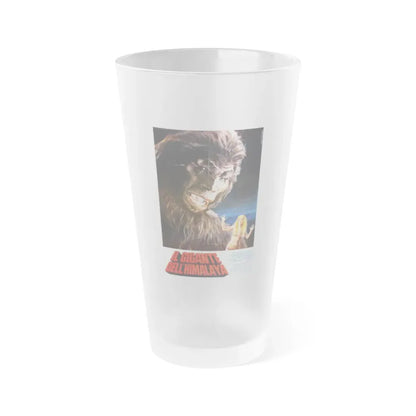 THE MIGHTY PEKING MAN 1977 Movie Poster - Frosted Pint Glass 16oz 16oz Frosted - Go Mug Yourself