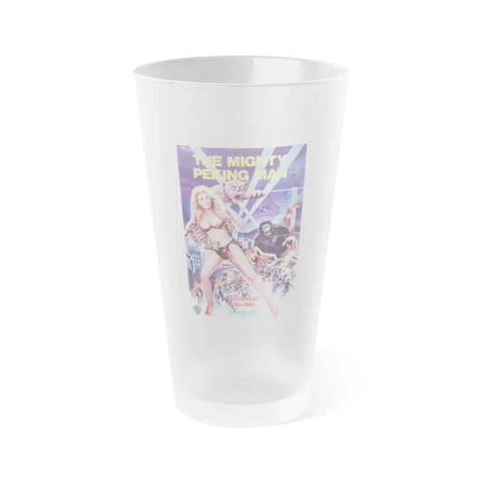 THE MIGHTY PEKING MAN (2) 1977 Movie Poster - Frosted Pint Glass 16oz-16oz-Frosted-Go Mug Yourself