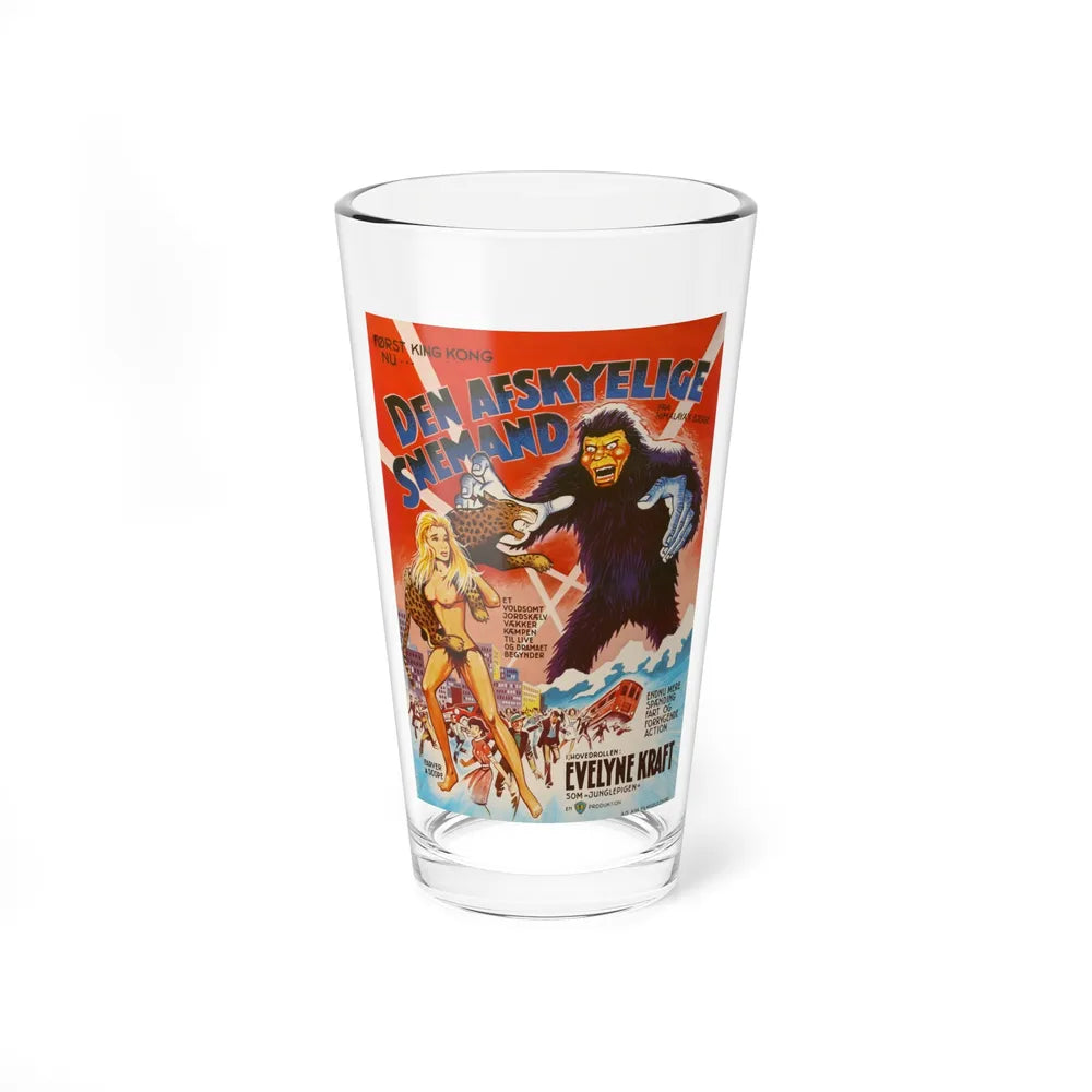 THE MIGHTY PEKING MAN (DANISH) 1977 Movie Poster - Pint Glass 16oz-16oz-Go Mug Yourself