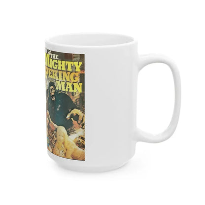THE MIGHTY PEKING MAN (VHS COVER) - White Coffee Mug - Go Mug Yourself