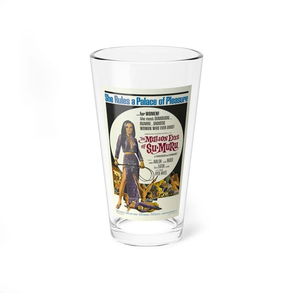 THE MILLION EYES OF SU-MURU 1967 Movie Poster - Pint Glass 16oz-16oz-Go Mug Yourself