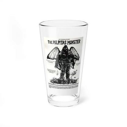 THE MILPITAS MONSTER 1976 Movie Poster - Pint Glass 16oz-16oz-Go Mug Yourself