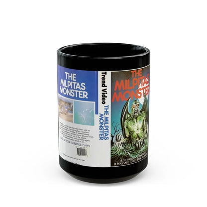 THE MILPITAS MONSTER (VHS COVER) - Black Coffee Mug 15oz - Go Mug Yourself