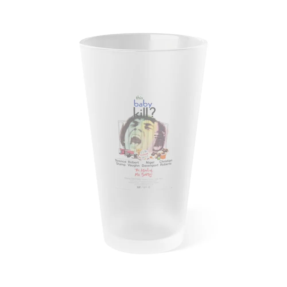 THE MIND OF MR SOAMES 1970 Movie Poster - Frosted Pint Glass 16oz-16oz-Frosted-Go Mug Yourself