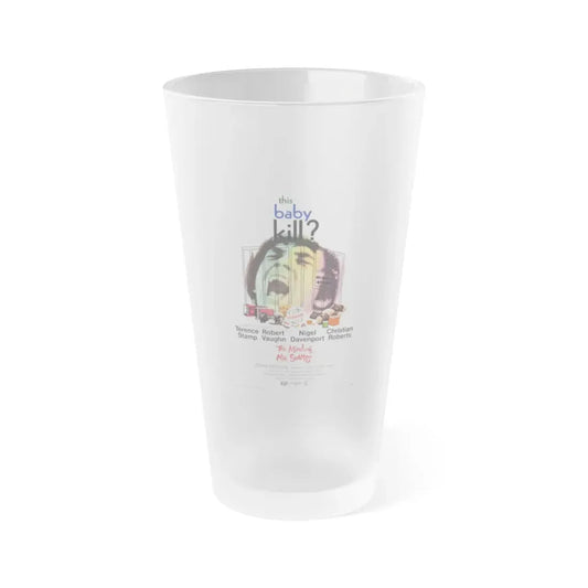 THE MIND OF MR  SOAMES 1970 Movie Poster - Frosted Pint Glass 16oz 16oz Frosted - Go Mug Yourself