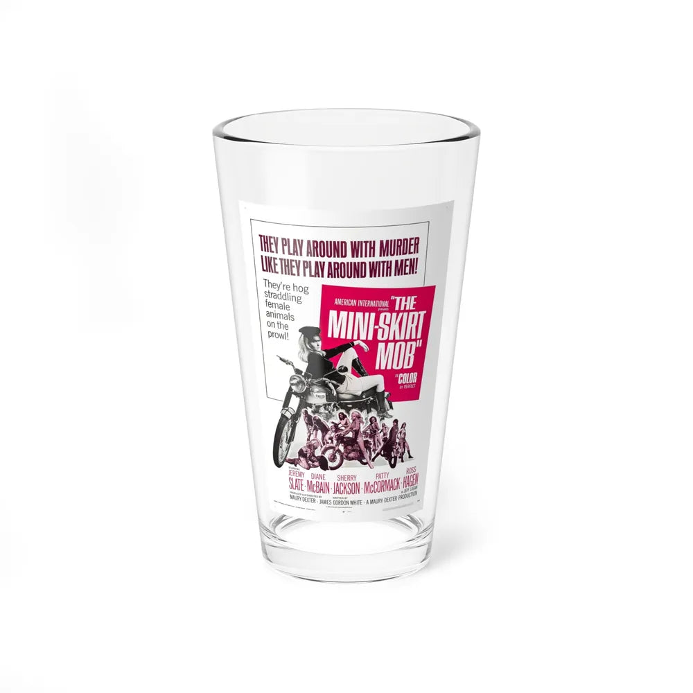 THE MINISKIRT MOB 1968 Movie Poster - Pint Glass 16oz-16oz-Go Mug Yourself