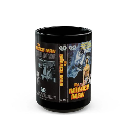 THE MIRACLE MAN (VHS COVER) - Black Coffee Mug 15oz - Go Mug Yourself