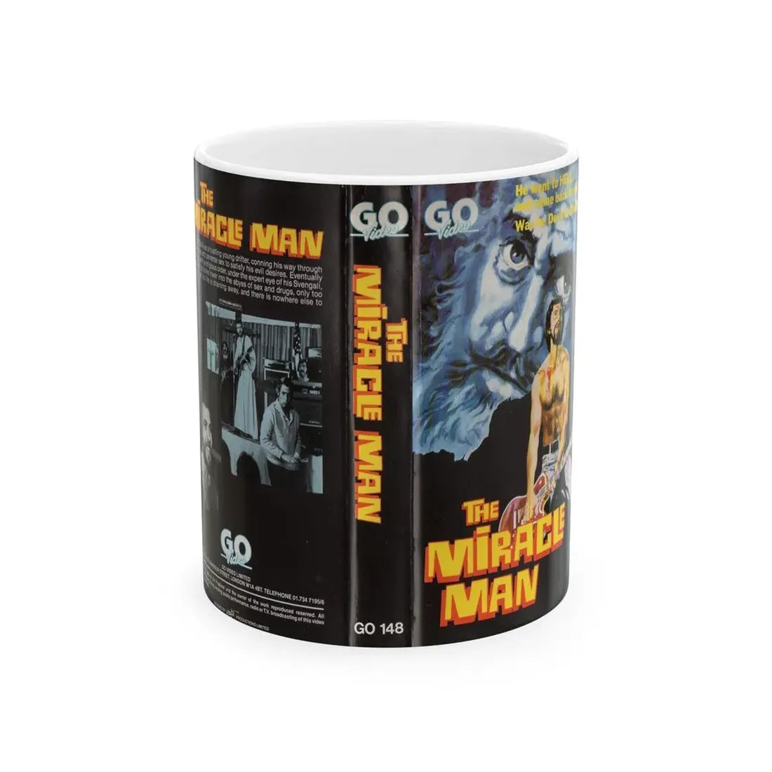 THE MIRACLE MAN (VHS COVER) - White Coffee Mug 11oz - Go Mug Yourself