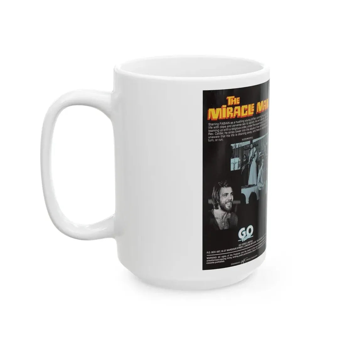 THE MIRACLE MAN (VHS COVER) - White Coffee Mug - Go Mug Yourself