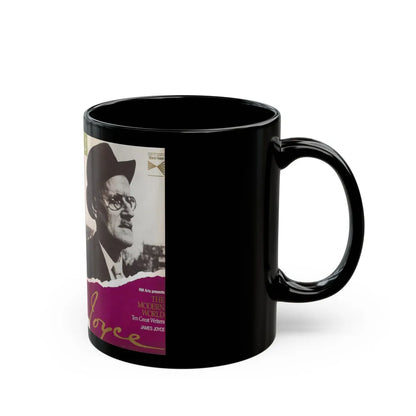 THE MODERN WORLD TEN GREAT WRITERS JOYCE (VHS COVER) - Black Coffee Mug-Go Mug Yourself