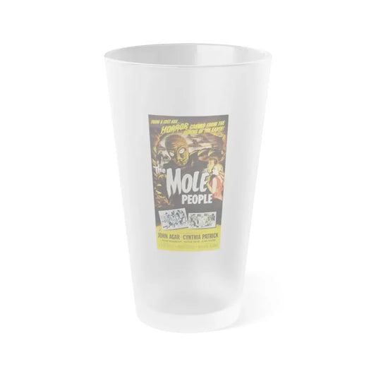 THE MOLE PEOPLE (2) 1956 Movie Poster - Frosted Pint Glass 16oz 16oz Frosted - Go Mug Yourself