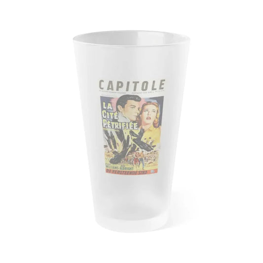 THE MONOLITH MONSTERS (BELGIAN) 1957 Movie Poster - Frosted Pint Glass 16oz 16oz Frosted - Go Mug Yourself