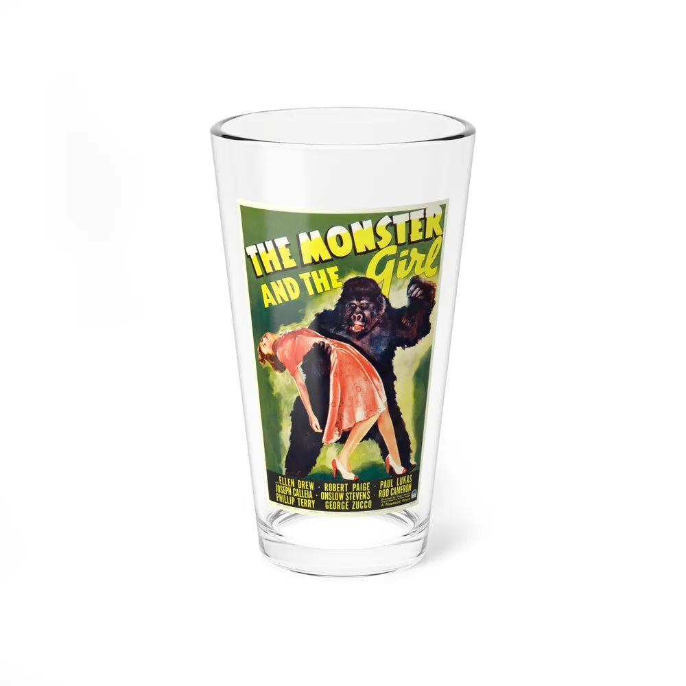 THE MONSTER AND THE GIRL 1941 Movie Poster - Pint Glass 16oz-16oz-Go Mug Yourself