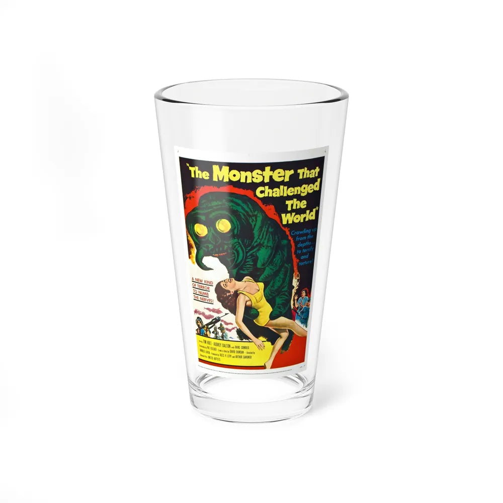 THE MONSTER THAT CHALLENGED THE WORLD 1957 Movie Poster - Pint Glass 16oz-16oz-Go Mug Yourself