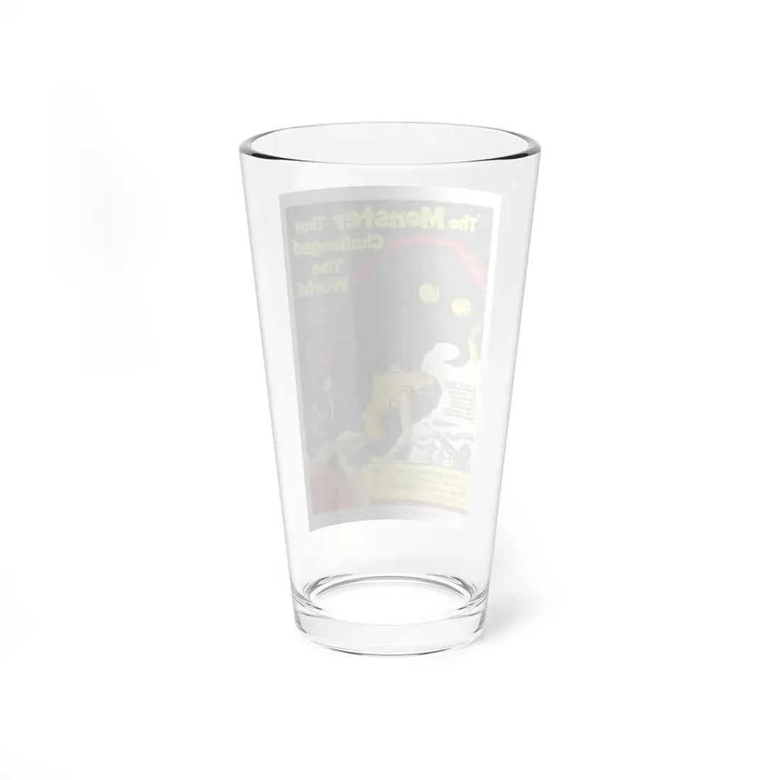 THE MONSTER THAT CHALLENGED THE WORLD 1957 Movie Poster - Pint Glass 16oz - Go Mug Yourself