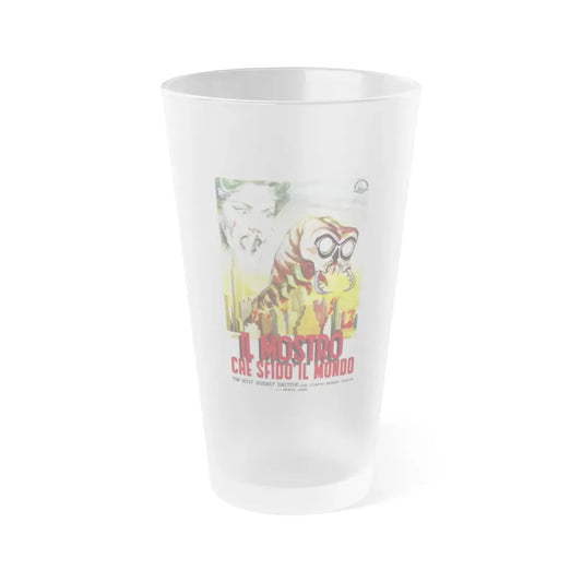 THE MONSTER THAT CHALLENGED THE WORLD (2) 1957 Movie Poster - Frosted Pint Glass 16oz Default Title - Go Mug Yourself