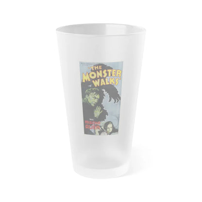 THE MONSTER WALKS 1932 Movie Poster - Frosted Pint Glass 16oz-Go Mug Yourself