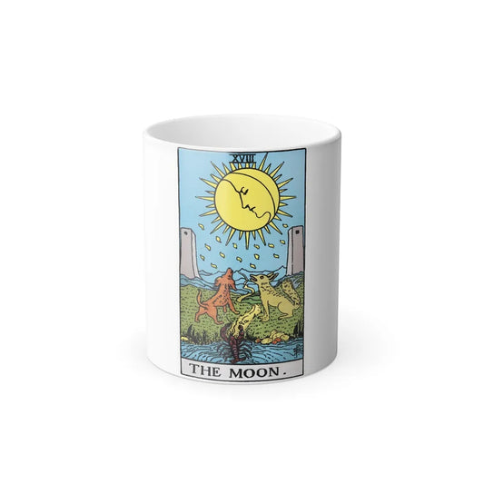 The Moon (Tarot Card) Color Changing Mug 11oz-11oz-Go Mug Yourself