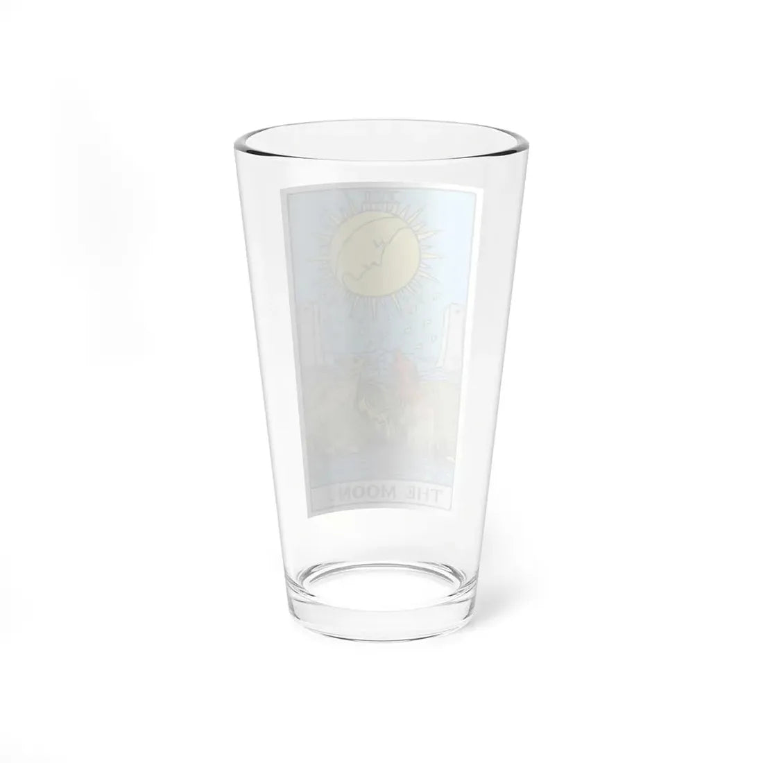 The Moon (Tarot Card) Pint Glass 16oz - Go Mug Yourself