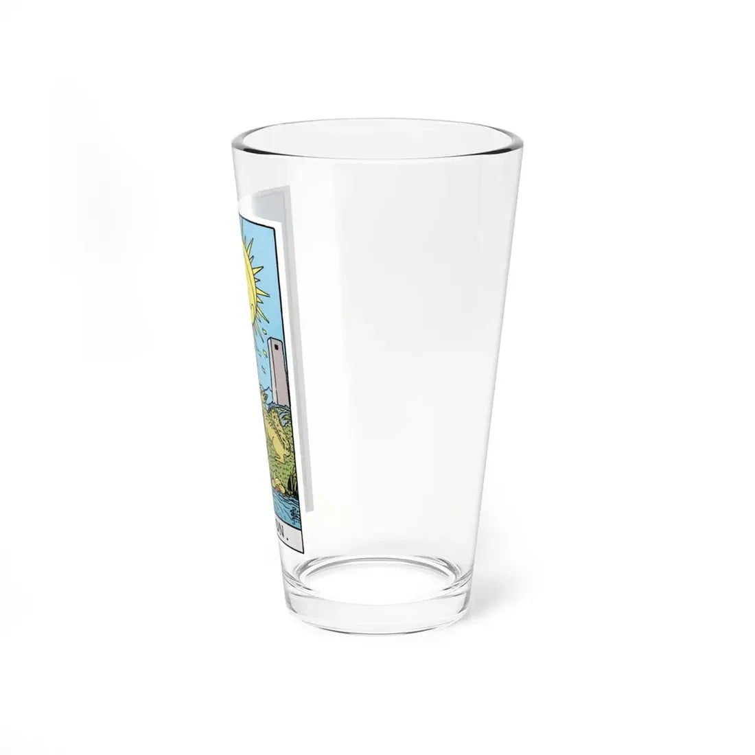 The Moon (Tarot Card) Pint Glass 16oz - Go Mug Yourself