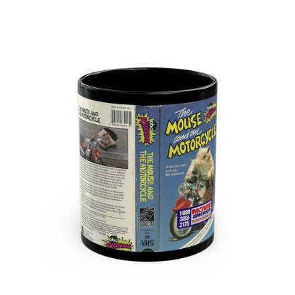 THE MOUSE AND THE MOTORCYCLE ABC KIDTIME SATURDAY MORNING STORYBREAK (VHS COVER) - Black Coffee Mug 11oz - Go Mug Yourself