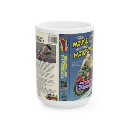 THE MOUSE AND THE MOTORCYCLE ABC KIDTIME SATURDAY MORNING STORYBREAK (VHS COVER) - White Coffee Mug-15oz-Go Mug Yourself