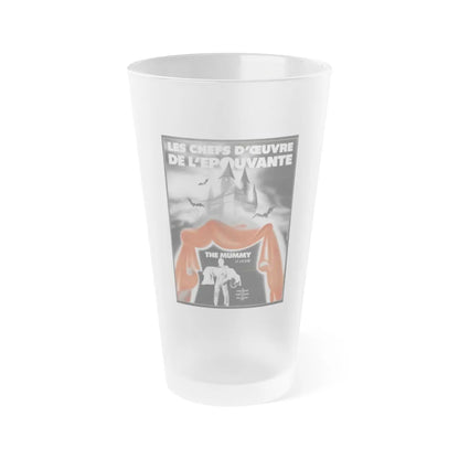 THE MUMMY 1932 Movie Poster - Frosted Pint Glass 16oz-16oz-Frosted-Go Mug Yourself