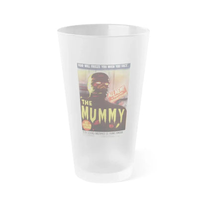 THE MUMMY (1959) 2 Movie Poster - Frosted Pint Glass 16oz 16oz Frosted - Go Mug Yourself