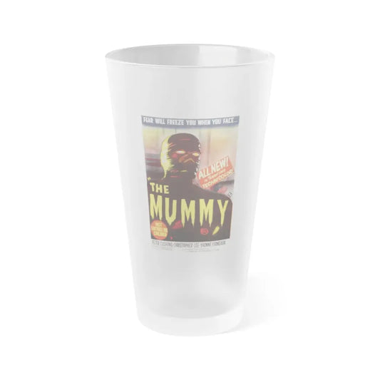 THE MUMMY (1959) 2 Movie Poster - Frosted Pint Glass 16oz 16oz Frosted - Go Mug Yourself
