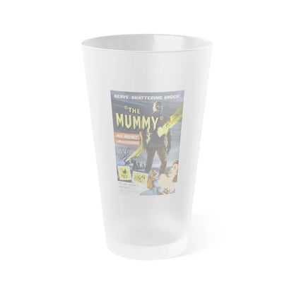 THE MUMMY (1959) Movie Poster - Frosted Pint Glass 16oz-16oz-Frosted-Go Mug Yourself