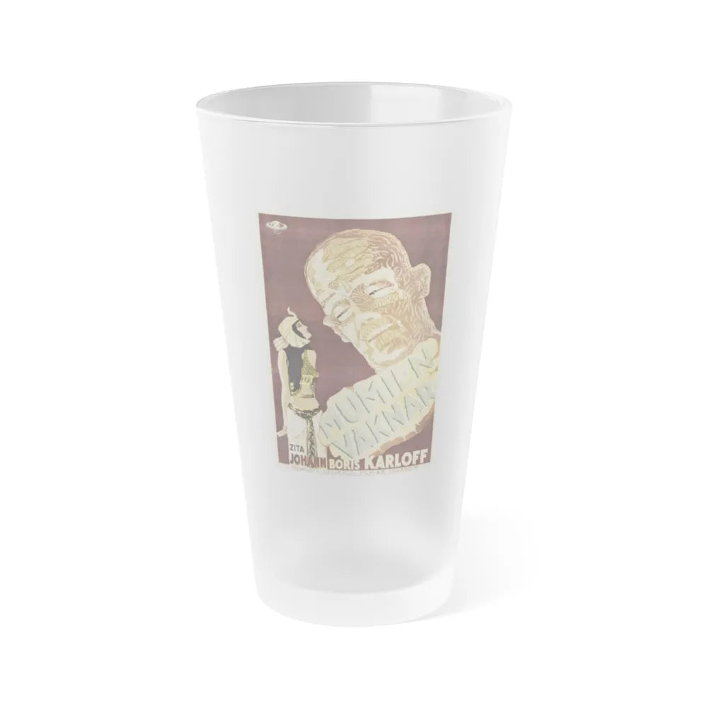 THE MUMMY (3) 1932 Movie Poster - Frosted Pint Glass 16oz-16oz-Frosted-Go Mug Yourself