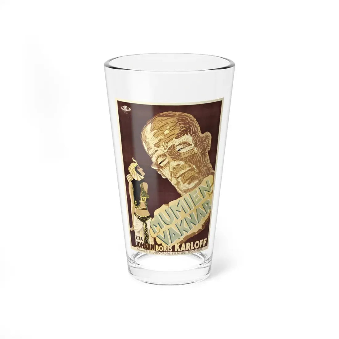 THE MUMMY (3) 1932 Movie Poster - Pint Glass 16oz 16oz - Go Mug Yourself