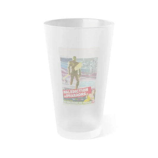 THE MUMMY (BELGIAN) 1959 Movie Poster - Frosted Pint Glass 16oz 16oz Frosted - Go Mug Yourself