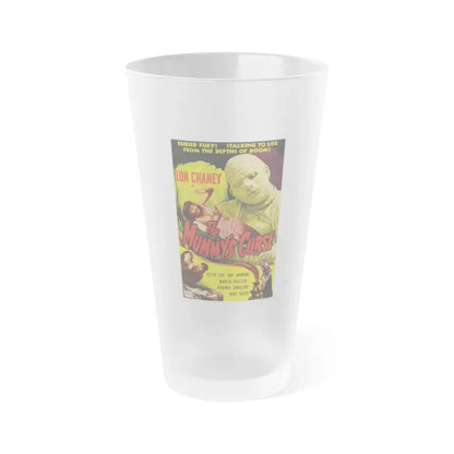 THE MUMMY'S CURSE 1944 Movie Poster - Frosted Pint Glass 16oz 16oz Frosted - Go Mug Yourself