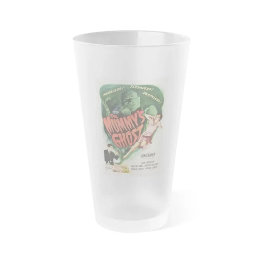THE MUMMY'S GHOST 1944 Movie Poster - Frosted Pint Glass 16oz 16oz Frosted - Go Mug Yourself